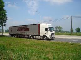 Photo d'un camion de la société des Transports Vervoir Frères